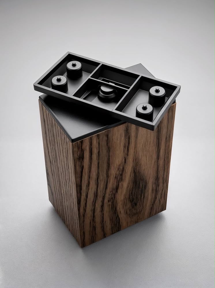 Soporte Giratorio para Viga Interior, Negro, 5x10 cm, Material PP, TBT, PET, Kit de 4 Piezas, Fácil Instalación